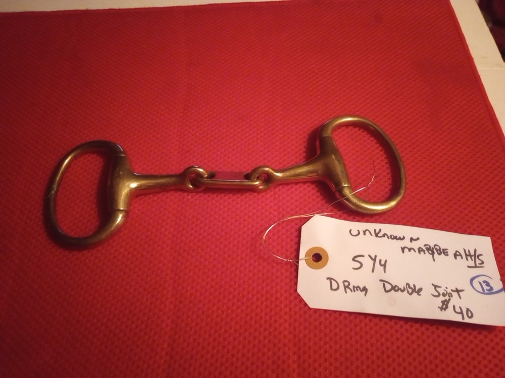 5 1/4"D-ring Double Joint Bit Horse Equine