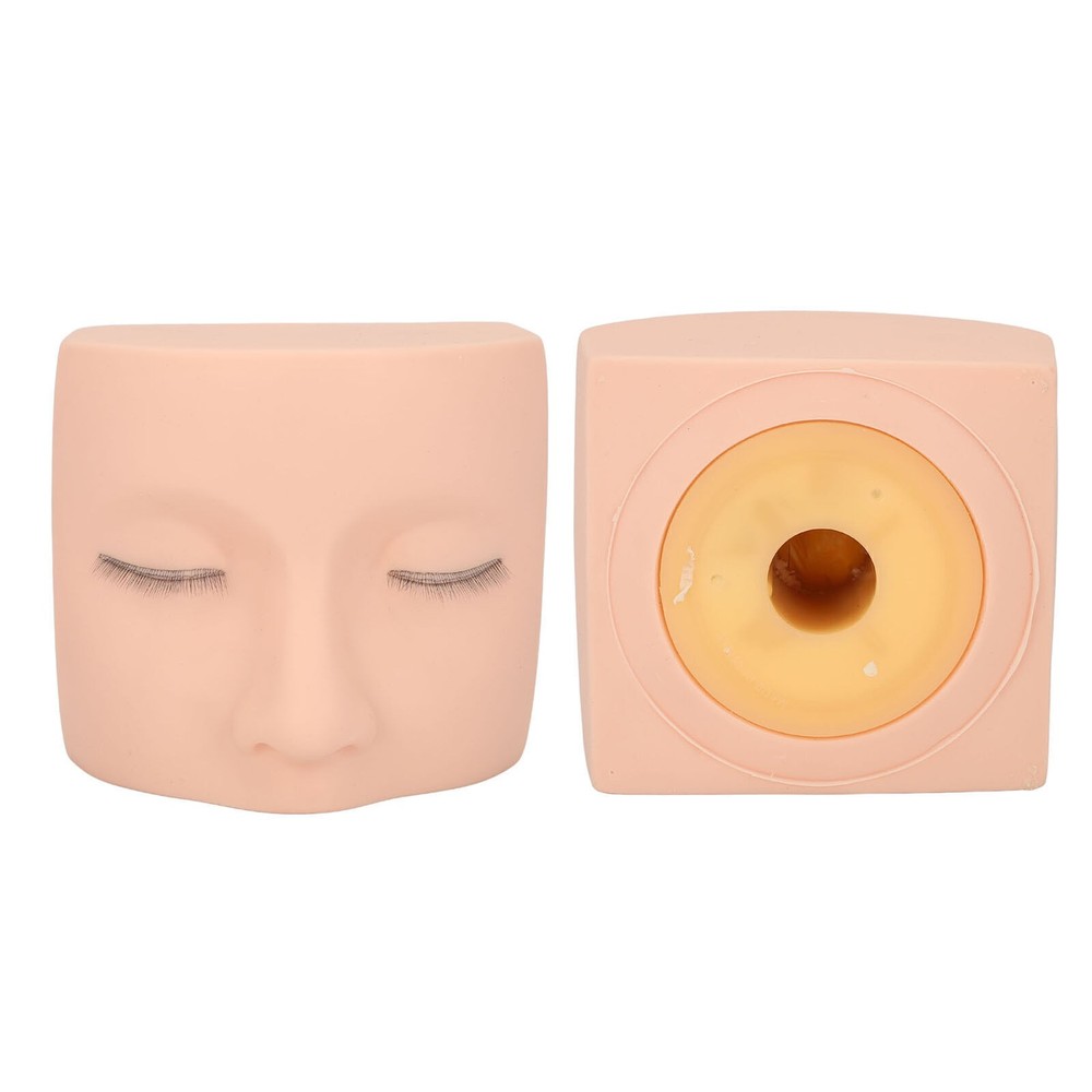 Eyelash Extension Mannequin Head PVC Realistic Comfortable Touch Reusable