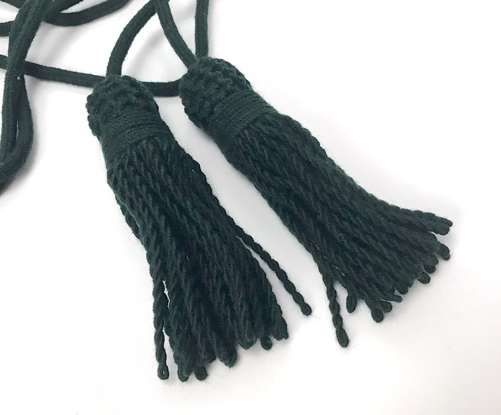Green Wool Bugle, Flag, or Bagpipe Cord