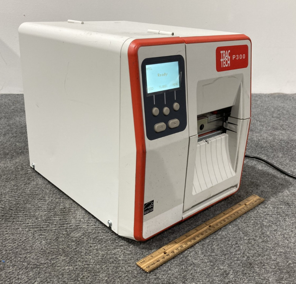 TracTech P300 Thermal RFID Printer/Encoder w/ Power Cord (As Is)