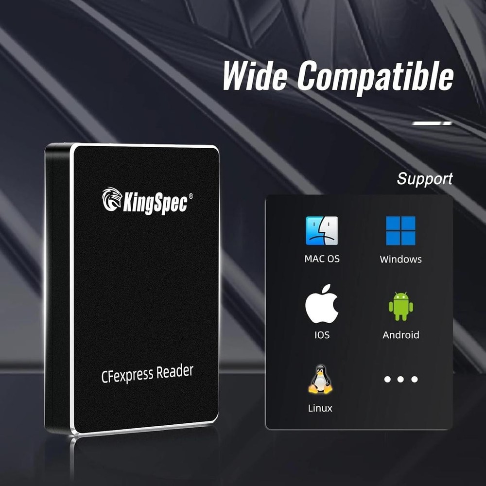 Cfexpress Type B Card Reader USB 3.1 Gen 2 Reader 10gbps USB-C Adapter_