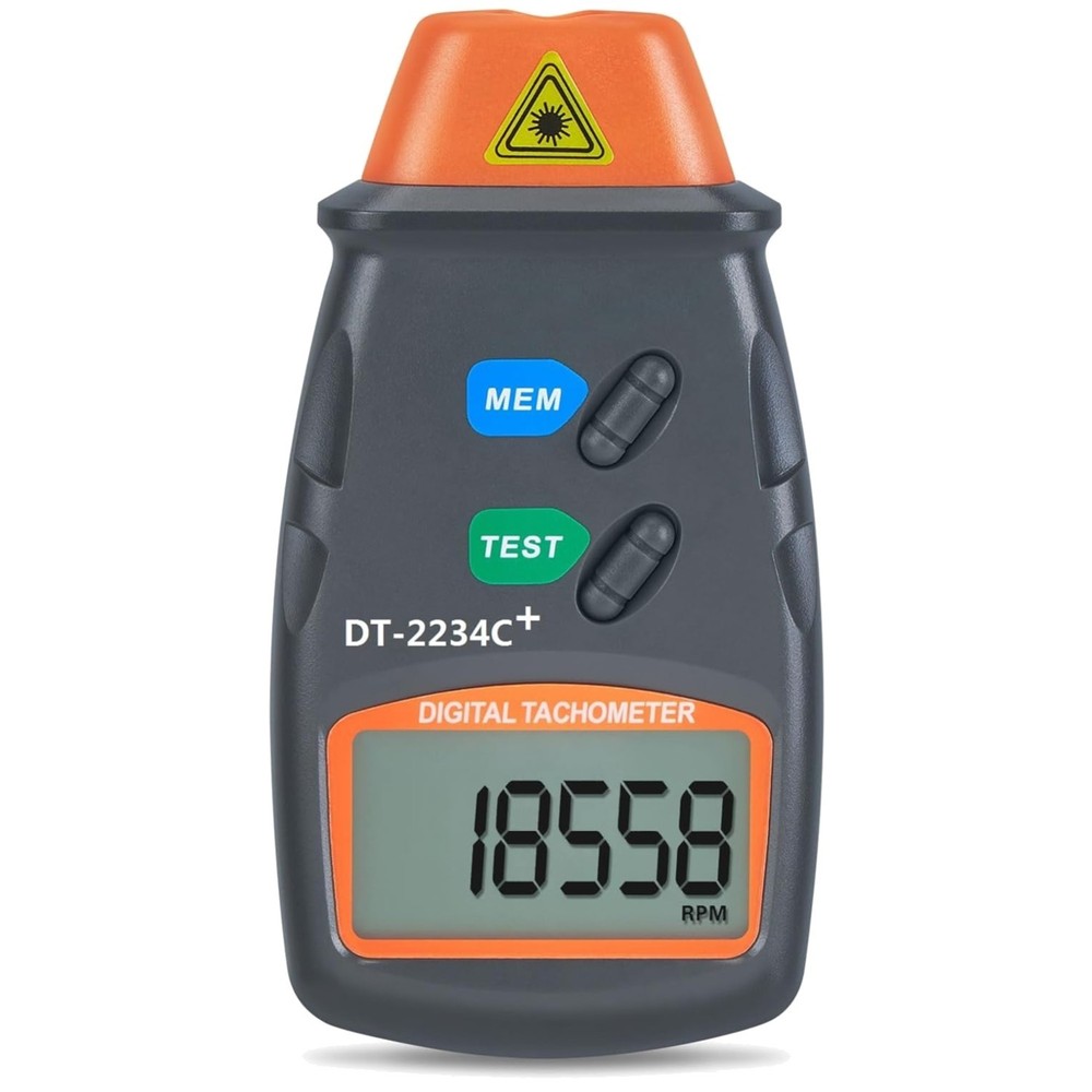 Lightweight RPM Tachometer with LCD Display