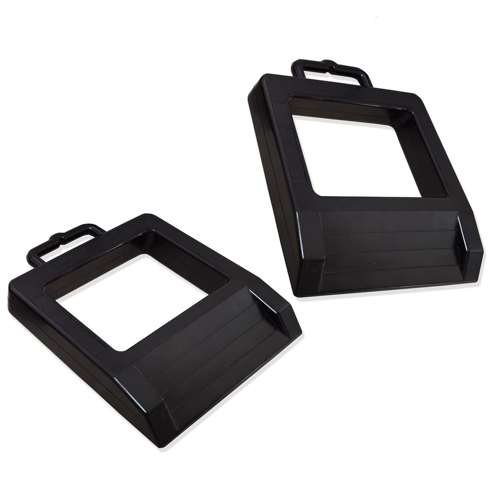 Rubber Heavy Duty Pallet Jack Rubber Wheel Chock 2 Pack, Premium Pallet Jack ...