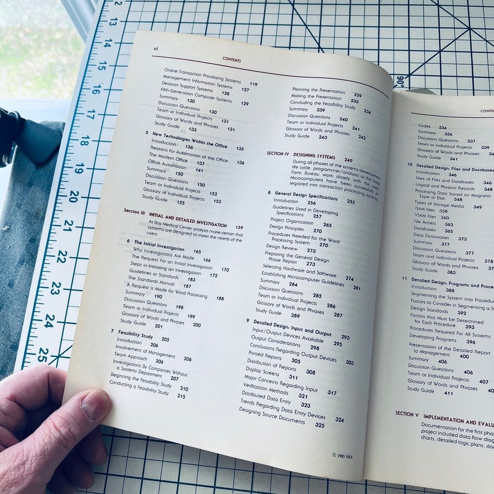 Systems Analysis and Design Manual Marjorie Leeson 1985 Vintage Computing