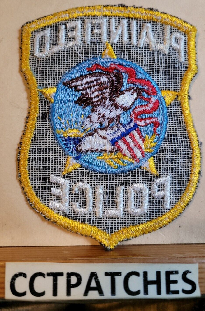 PLAINFIELD, ILLINOIS POLICE CUT EDGE SHOULDER PATCH IL