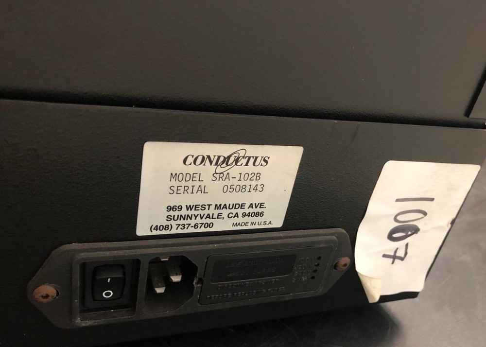 CONDUCTUS SCANNING SURFACE RESISTANCE ANALYZER SRA-102B