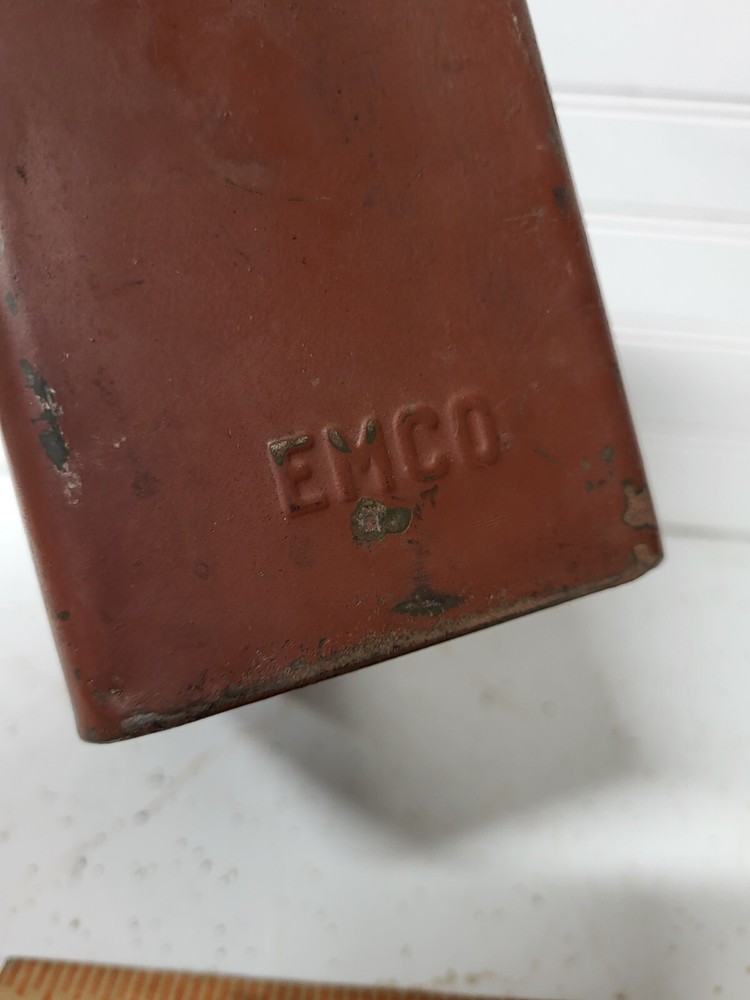 Emco Military Ammo Can Empty Red Box Military