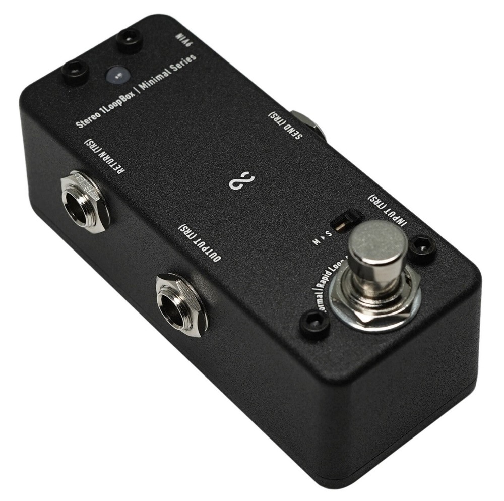 One Control Minimal Series Stereo 1 Loop Box - True Bypass Looper