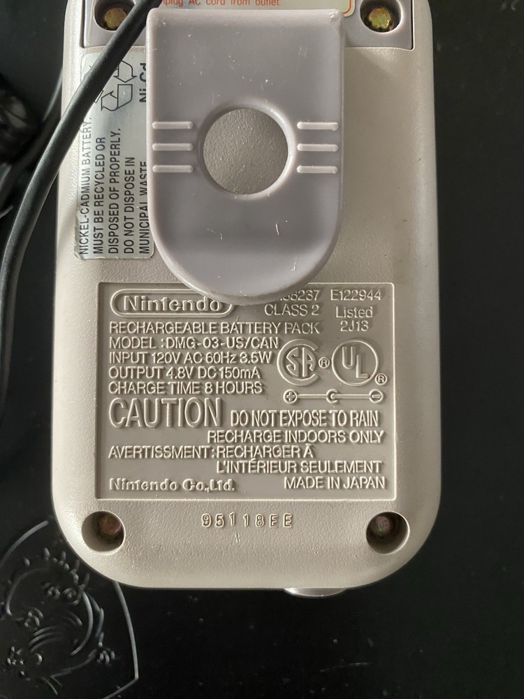 gameboy rechargeable battery pack