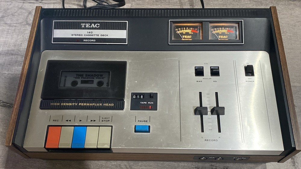 TEAC 140 Stereo Cassette Deck - Good Working Condition