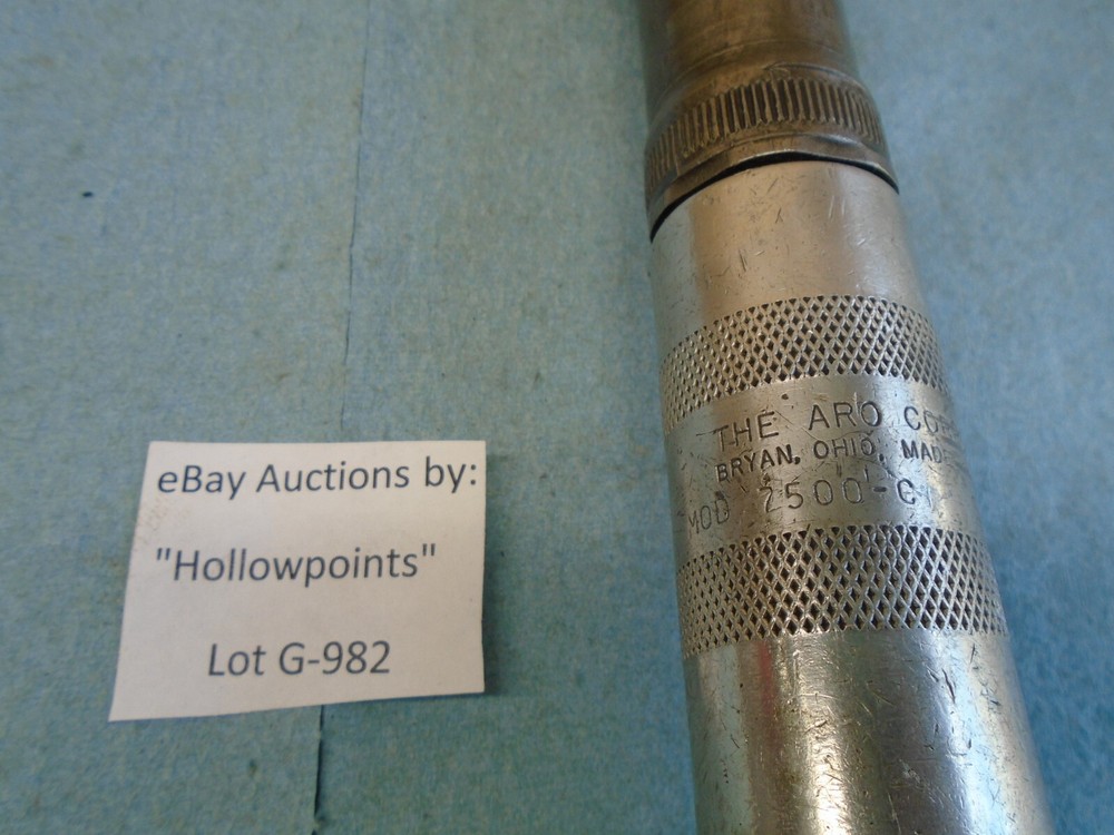 ARO Model 2500-C Right Angle 1/4" Hex Bit Pneumatic Driver 1/4" w/ Reverse G982