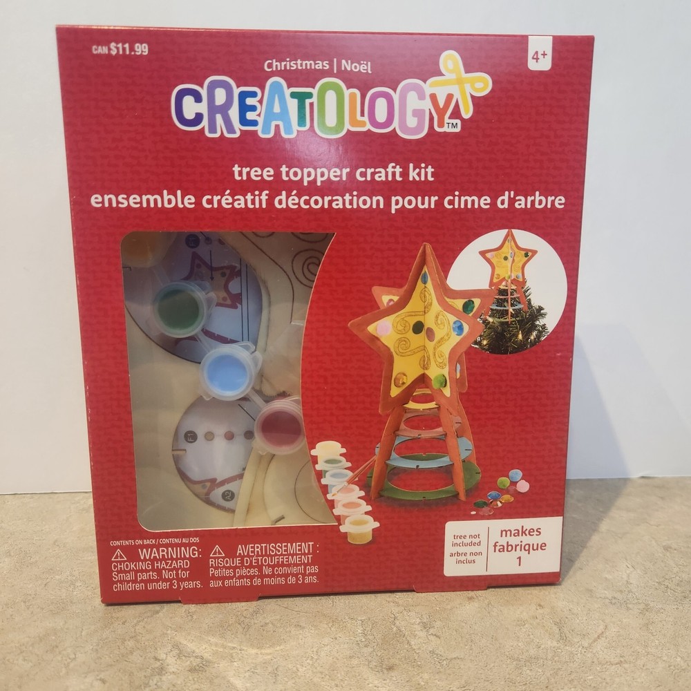 Creatology Christmas Tree Topper Star Kid Craft Kid
