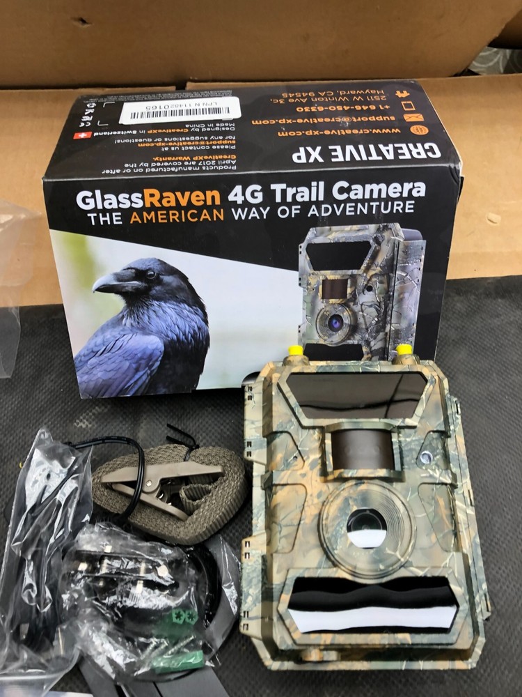 Glass Raven 4G Trail Camera creative xp