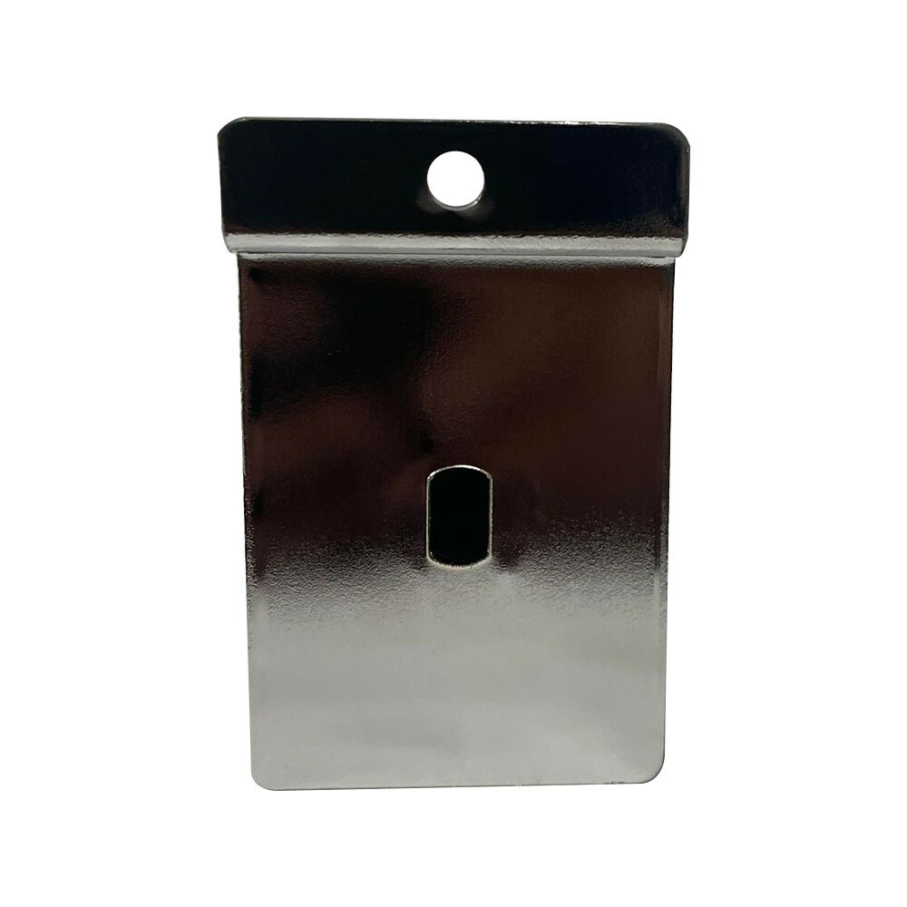 3-inch Chrome Slatwall Single Garment Hook Slatwall Hanger PACK 2