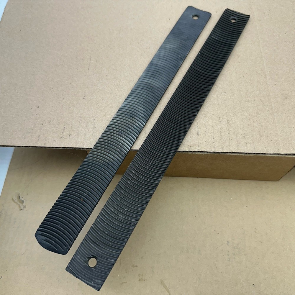2 Auto Body File Double Hole Middle Tooth Convex File Bodywork Panel Tool 14”
