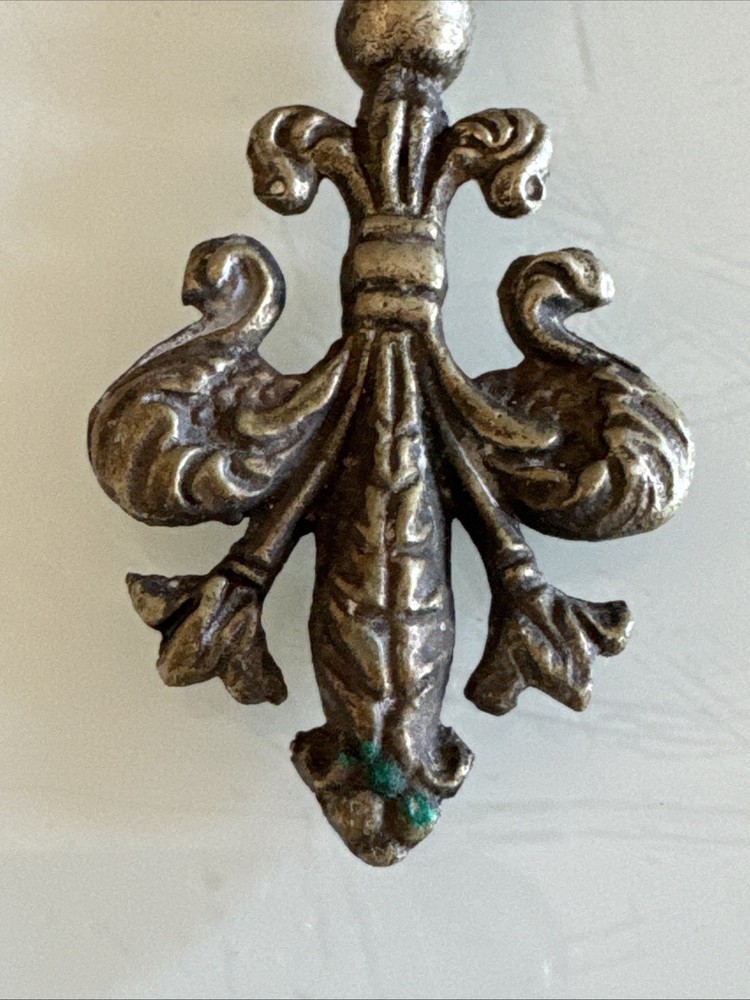Antique Brass Ornate Tea Strainer