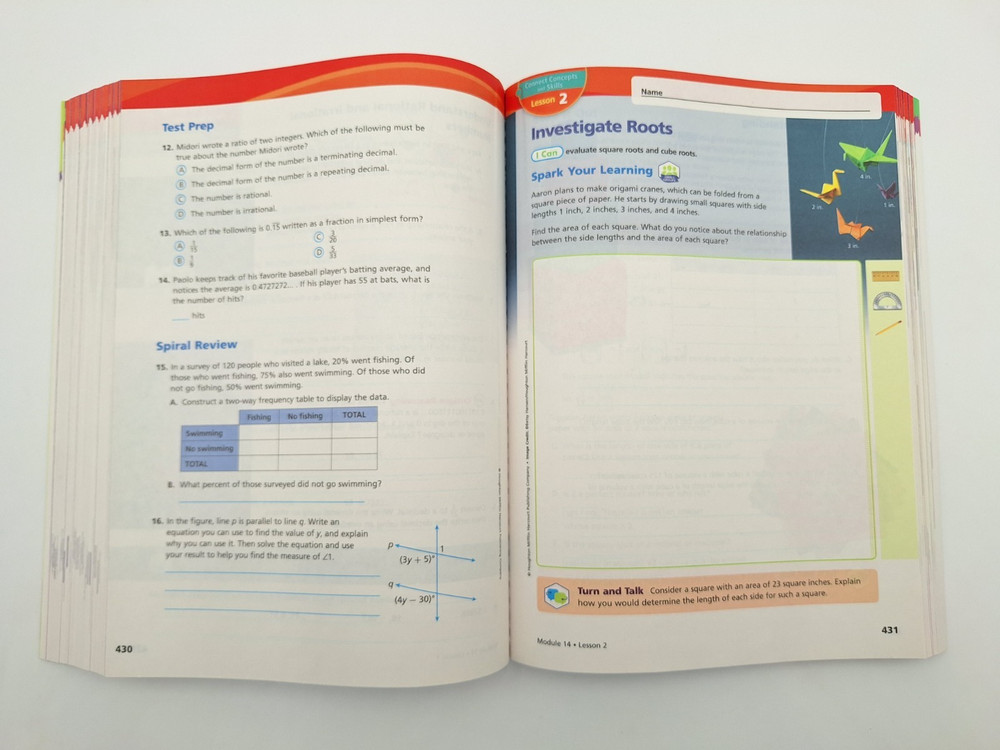 HMH Into Math Grade 7 Advanced 2 Consumable Student Edition 2020 - Brand New