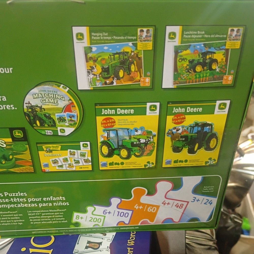 NEW JOHN DEERE 60 Piece Lunchtime Break Puzzle