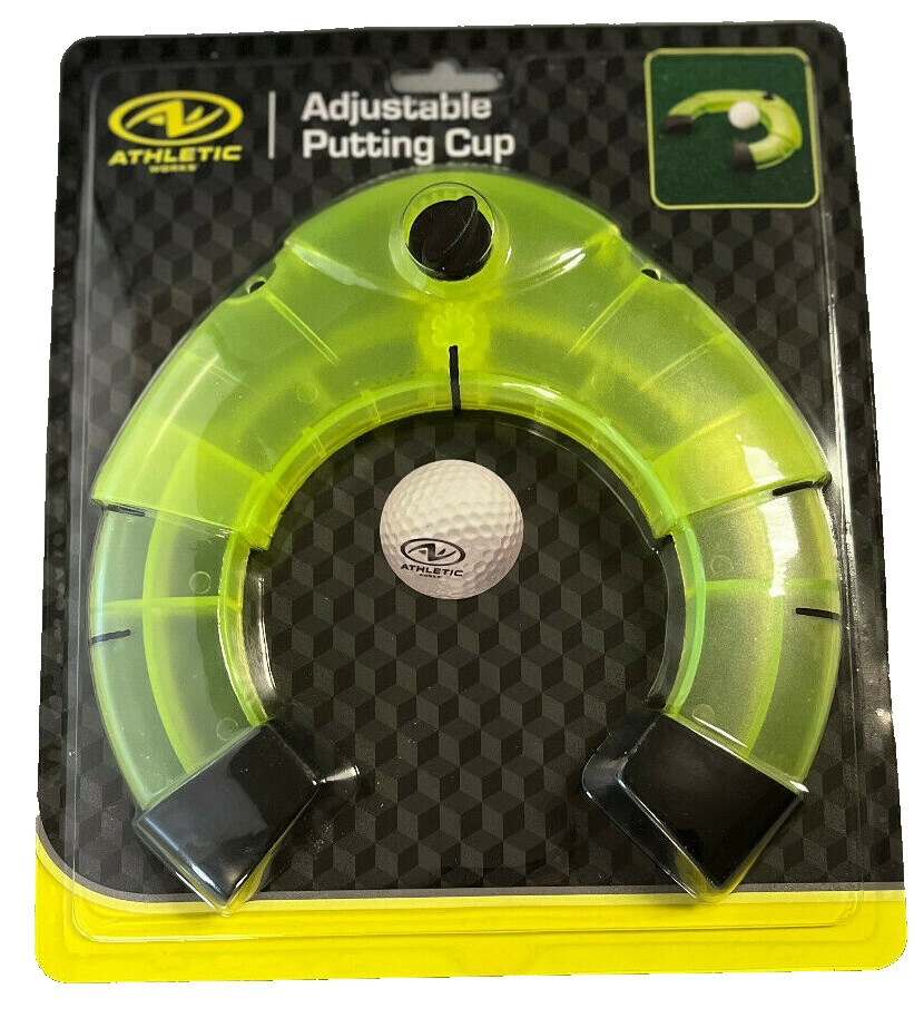 Athletic Works Adjustable Putting Cup Golf Ball Practice Green Putter Training