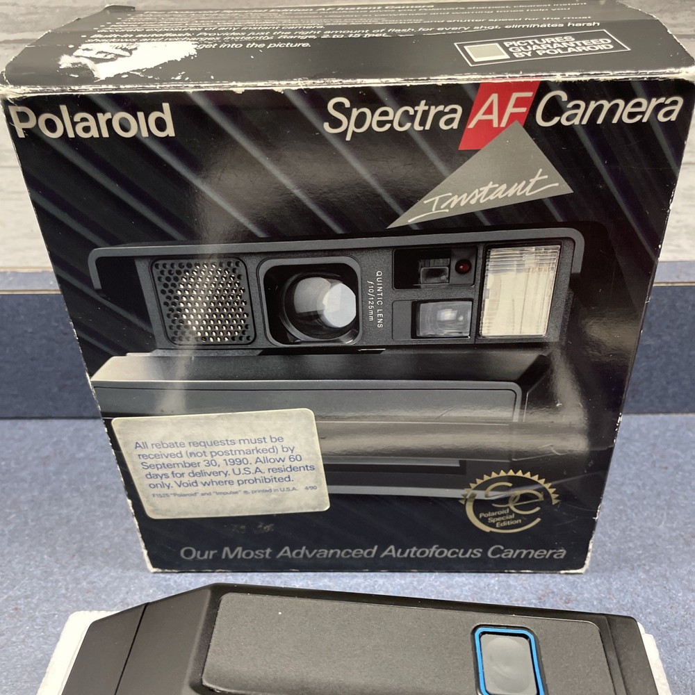Polaroid Spectra AF Camera Instant Original Box with Manual Tested EC!