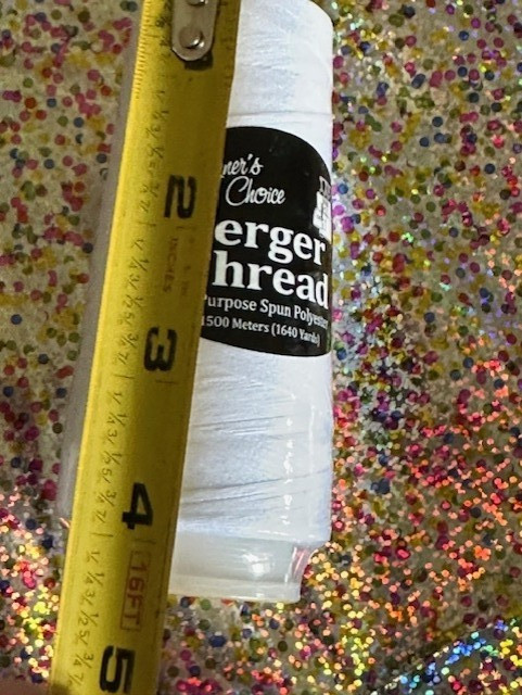 Designer's Choice Serger 1640 Yards LARGE SPOOL White Thread