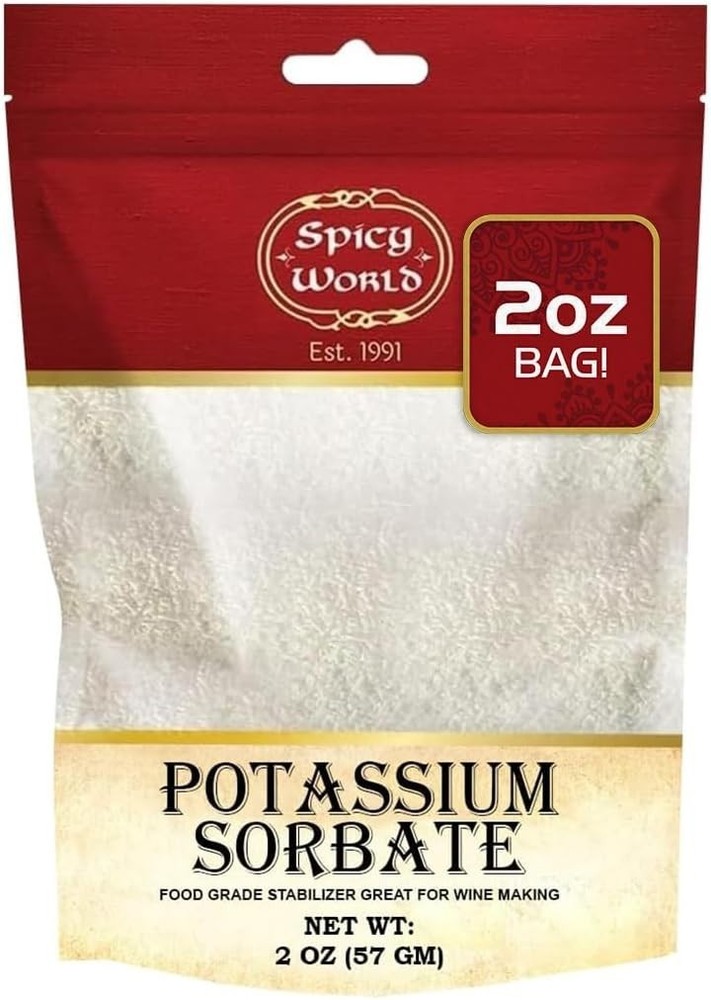 2 Oz High-Quality Potassium Sorbate - Ideal for Food Preservation and Cooking