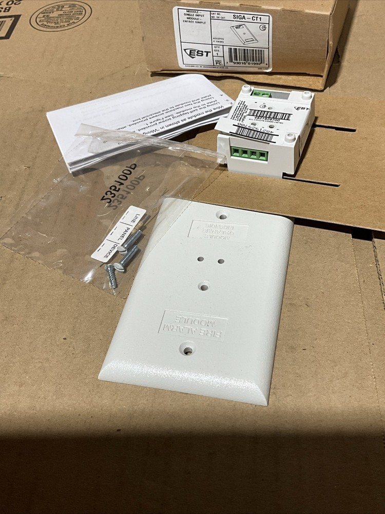 EDWARDS SIGA-CT1 Single Input Module for Fire Alarm System NOS
