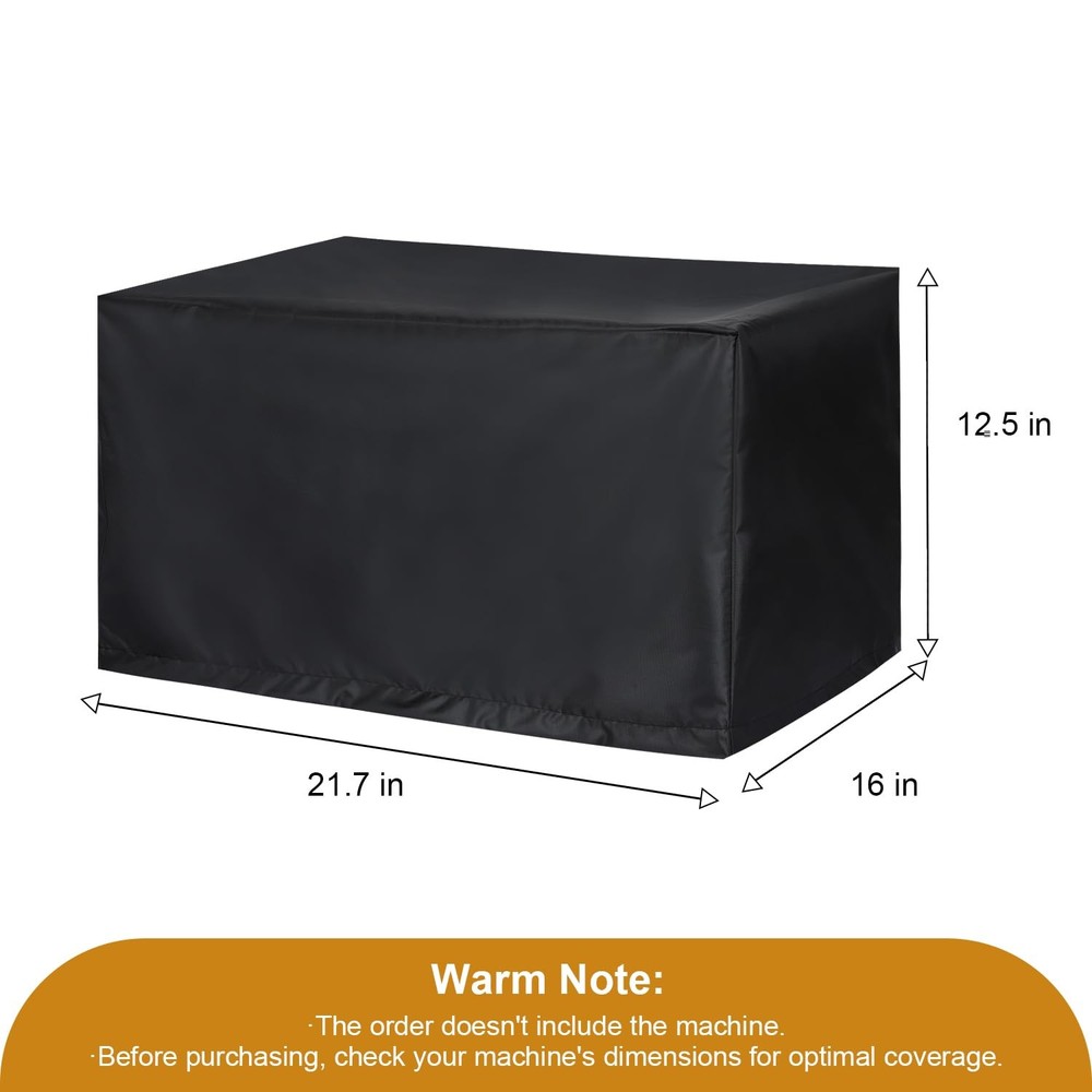 FlexiDapt Microwave Oven Cover, Universal Waterproof Shield for Black