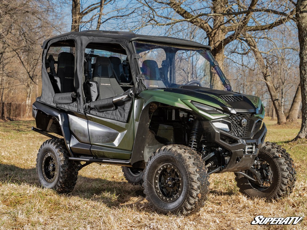 SuperATV Soft Cab Enclosure Doors & Rear Windshield for Yamaha Wolverine RMAX 4