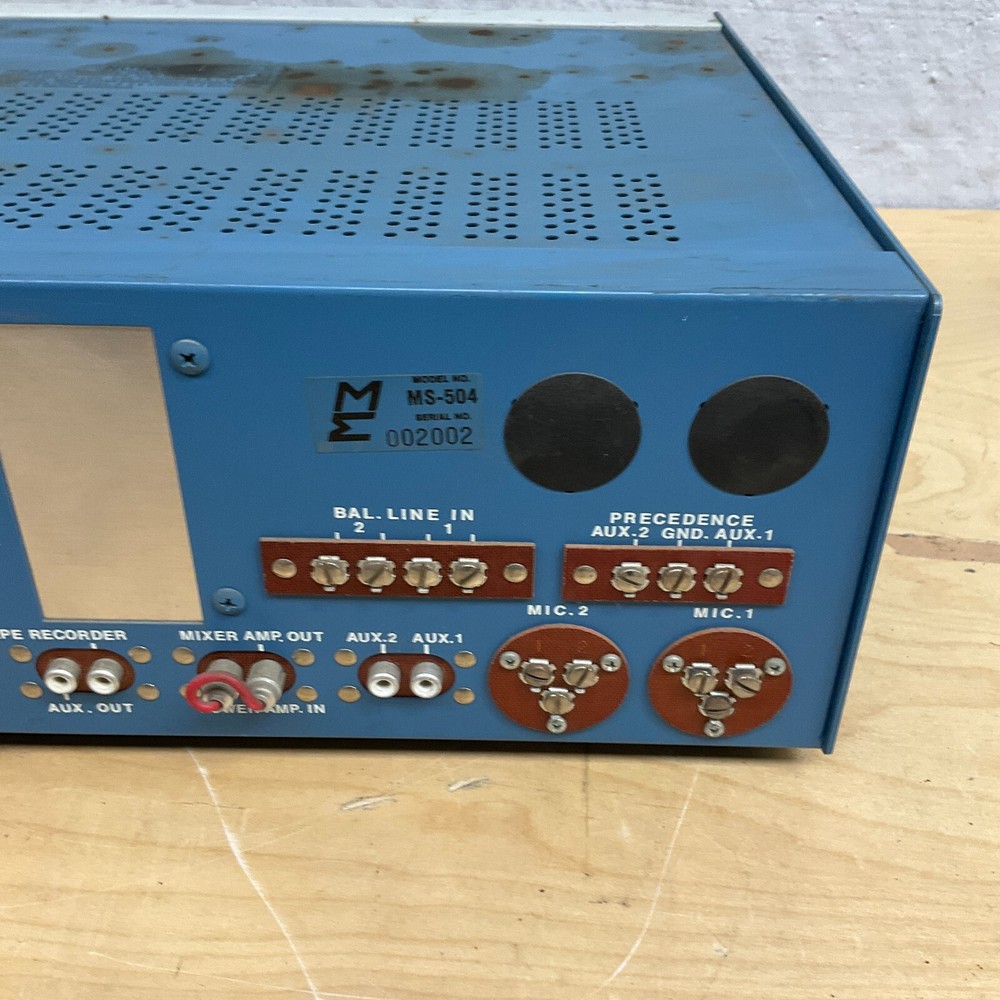 McGohan 50 Watt Amplifier Model MS504 Tested and Working