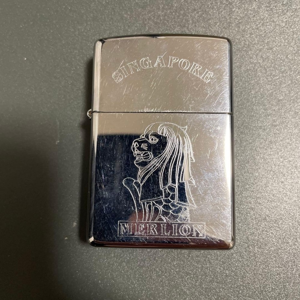 Singapore Merlion Zippo Lighter, made in 2000