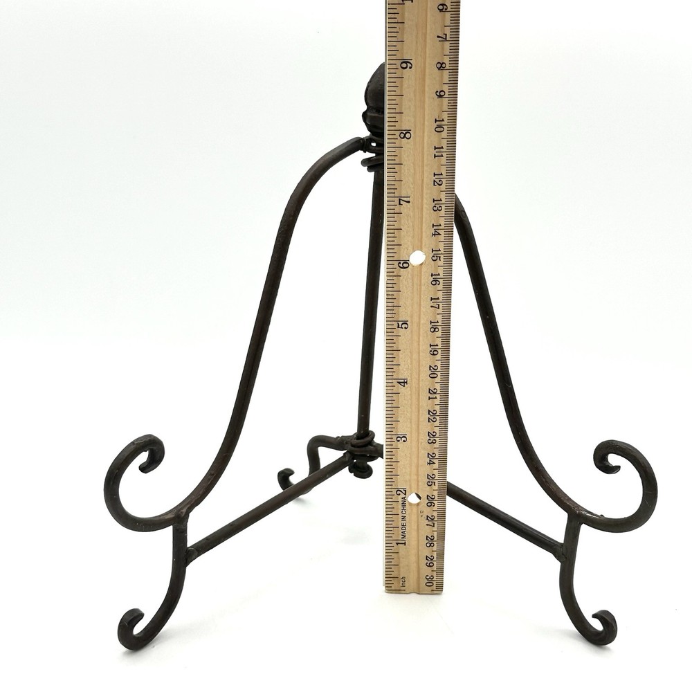 Decorative Black Metal Display Easel 9 Inches Tall