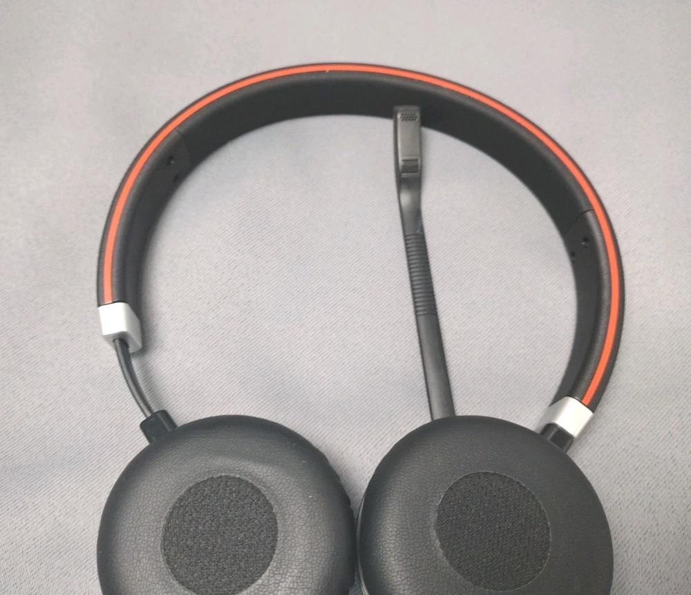 Jabra Evolve 40 Wired Stereo USB Headset Controller ENC010 Microphone Tested