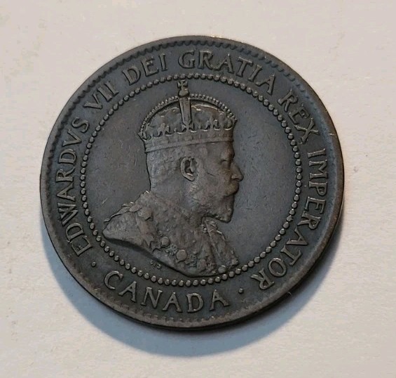 1904 Canada One Cent King Edwards VII Large Cent