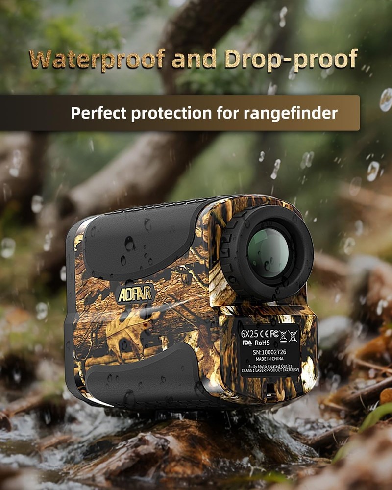 Hunting Range Finder 700 Yards Archery Rangefinder with Range and Speed Mode