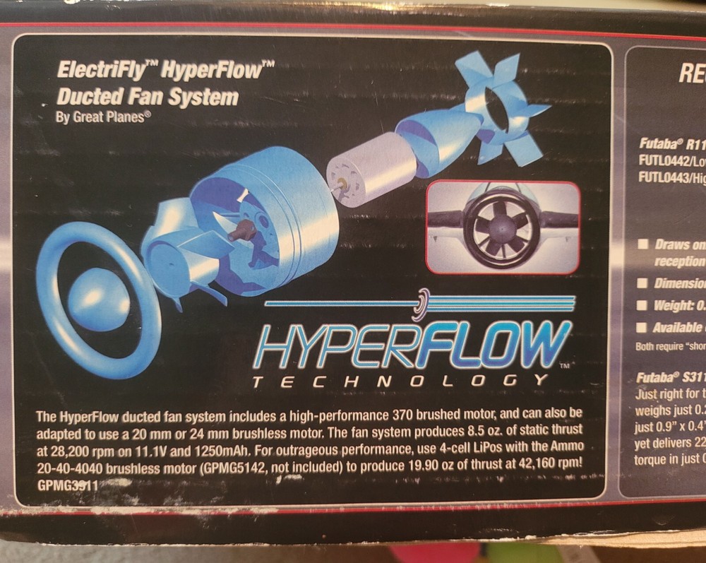 Great Planes XPD-8 Jet Airplane Kit + BATTERY!