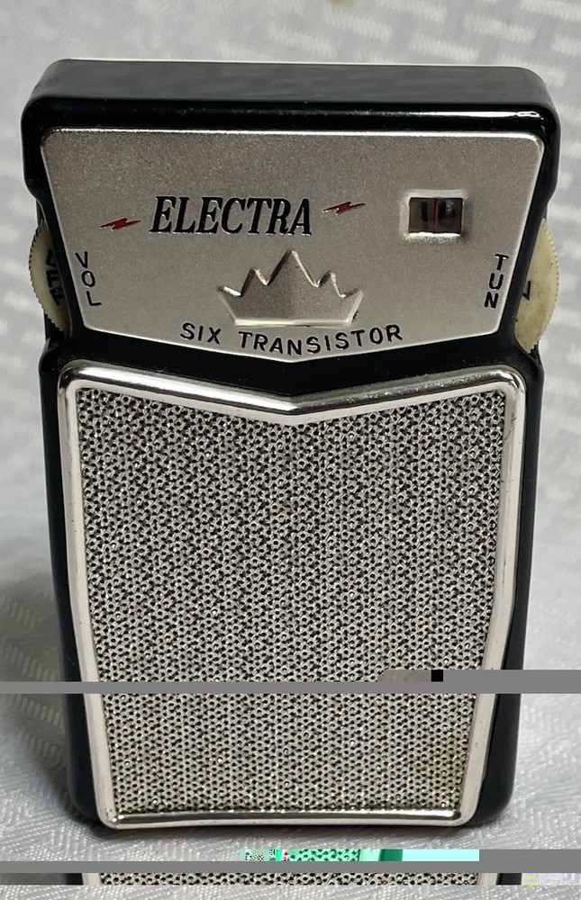 ELECTRA 6 Transistor Radio with Case - JAPAN- Works