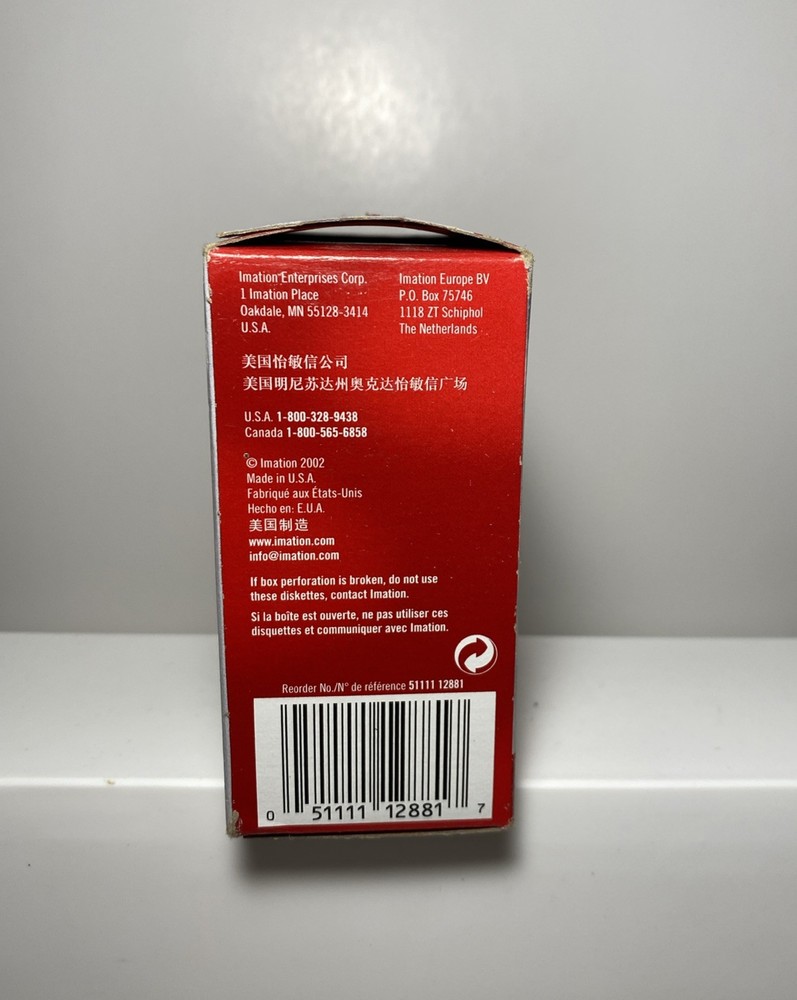 Genuine Imation IBM Formatted 2HD 1.44 Diskettes (10 Pack) G