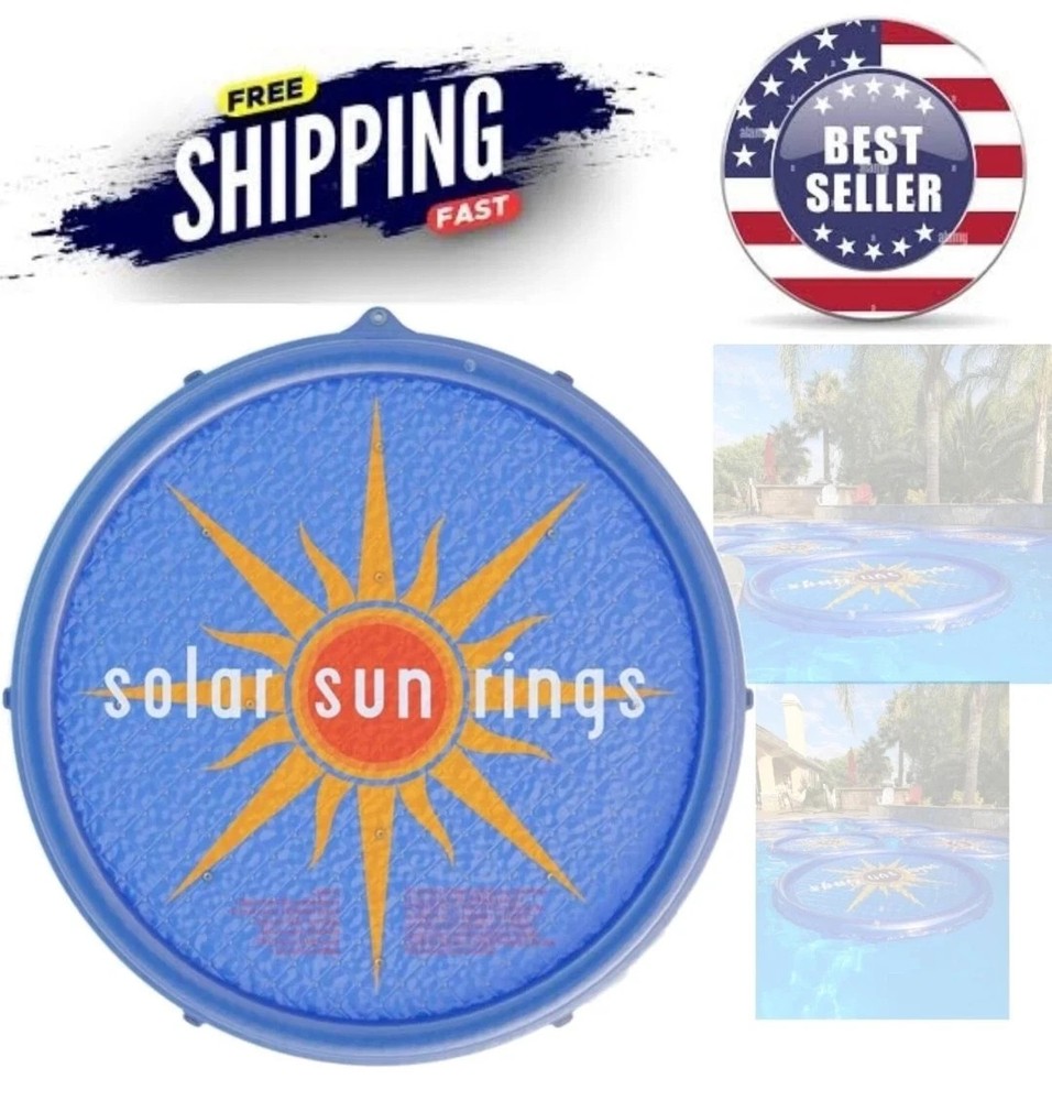 Large 5ft Solar Pool Heater Sun Ring Cover UV Resistant Vinyl 21K BTU Heating