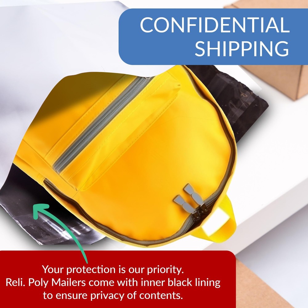 Reli. Poly Mailers 19x24 | 250 Pcs Bulk | | 250 Pack, White (250 Pcs)