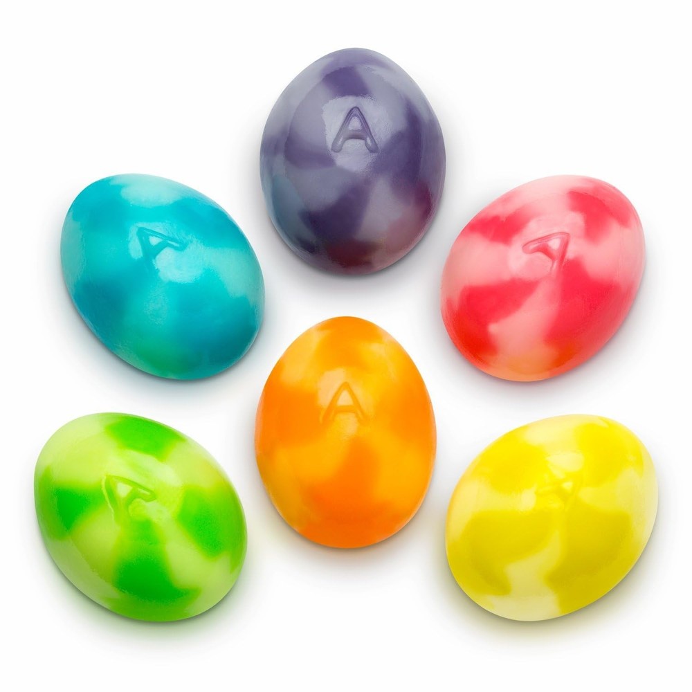 Candy Retailer Dyed Gummy Eggs 1 Lb