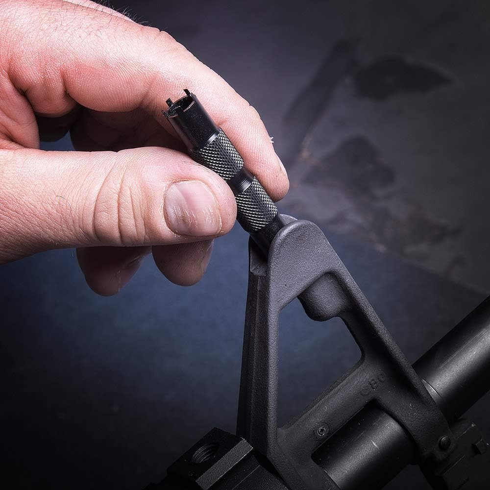 Real Avid Front Sight Adjuster: universal tool for adjusting A1 and A2 Black