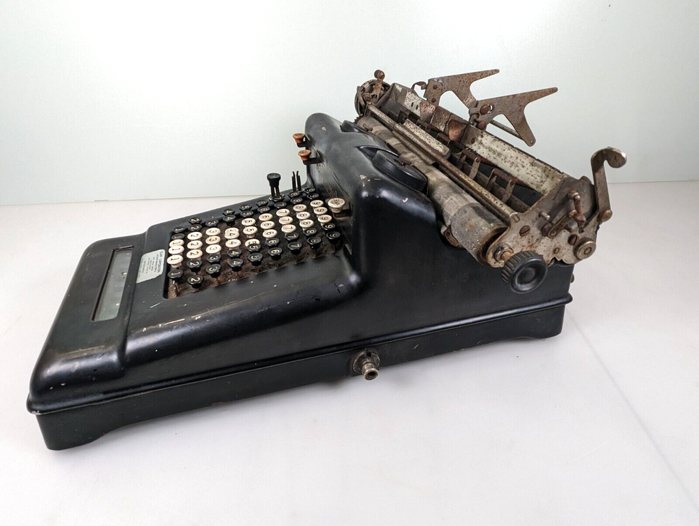 Rare Vintage Burroughs Adding Machine 3-754854