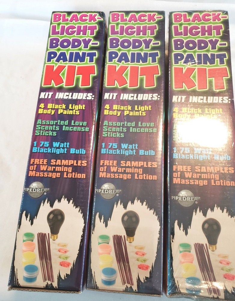 Pipedream Black Light Body Paint KIT!