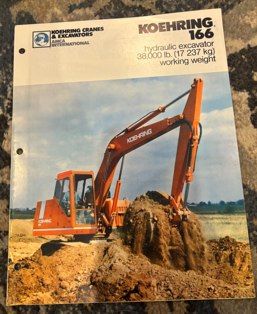 Koehring 166 Hydraulic Excavator Brochure AMIL25
