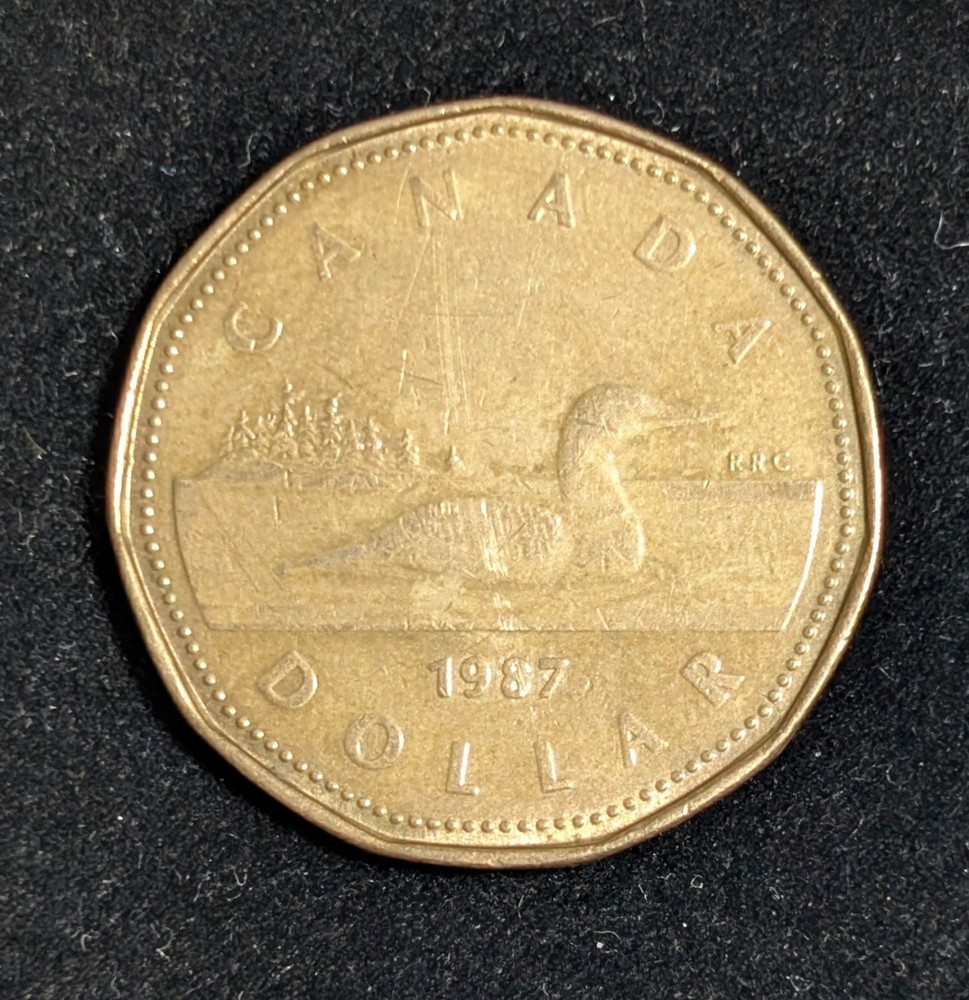 1987 Canada 1 Dollar Circulated KM# 157