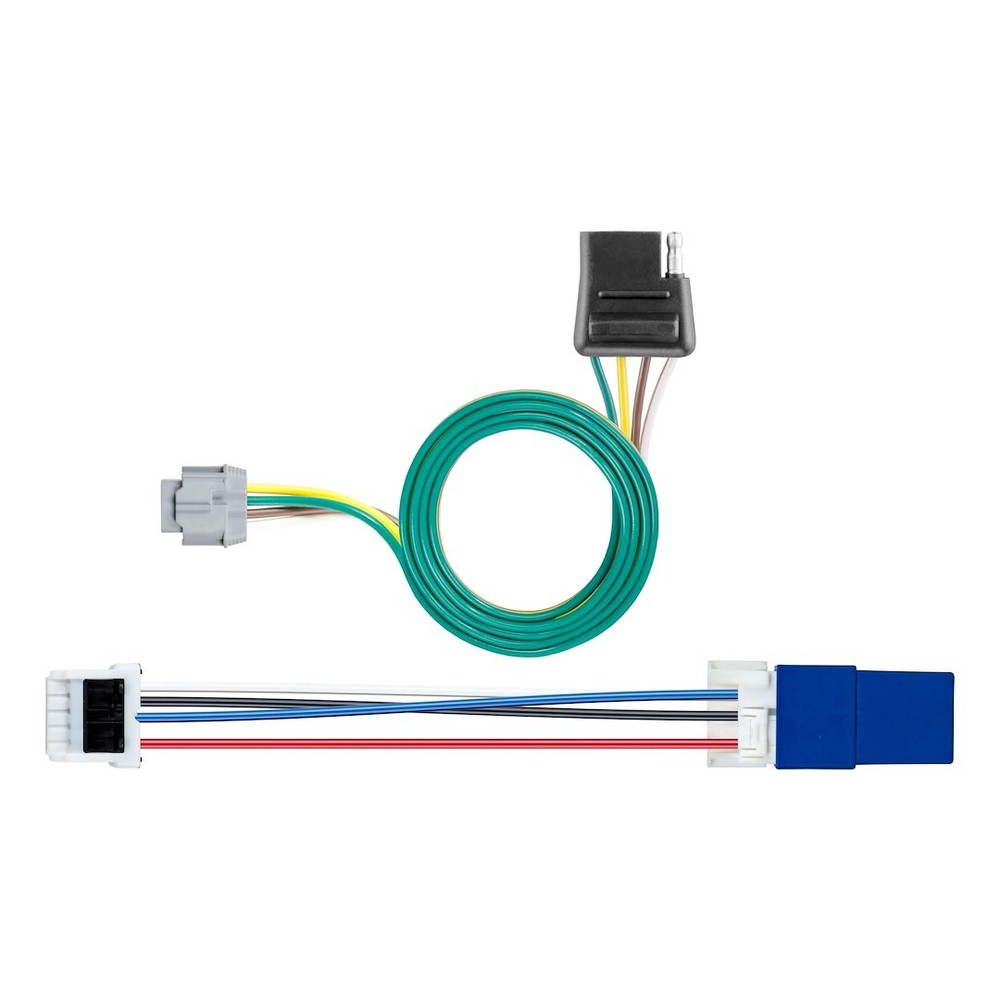 Curt 56520 Trailer Wiring T Connector With 4-Way Flat Trailer Connector