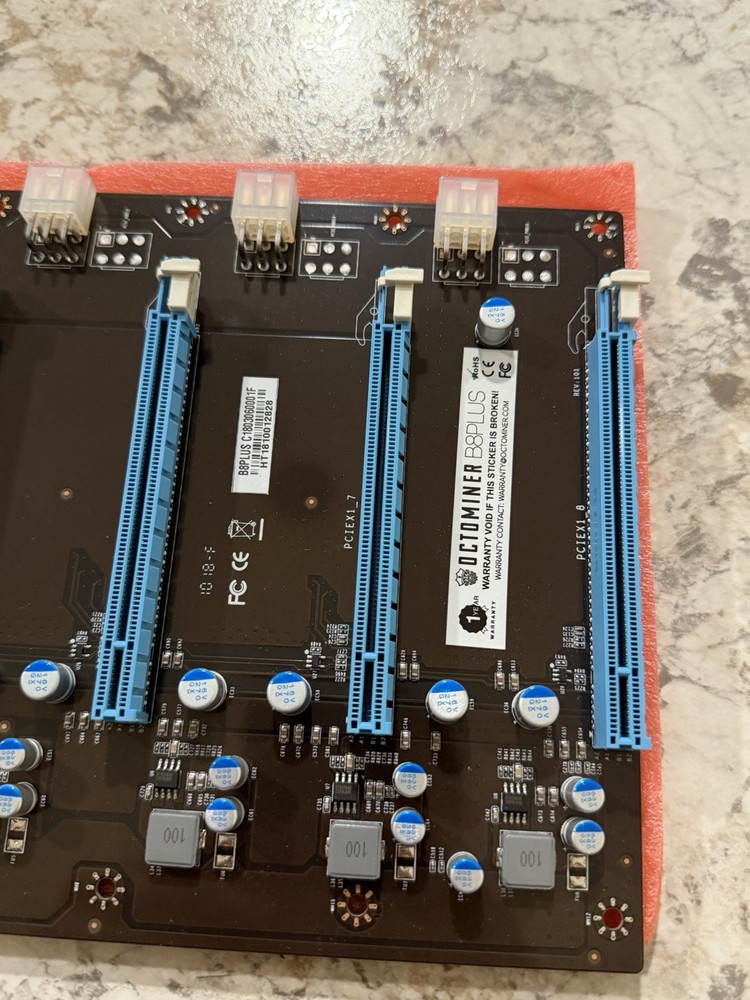 OCTOMINER PC B8 PLUS works w/ 8xGPUs LLMs Crypto Mining