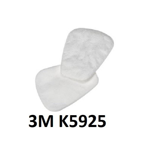 3M K5925 - Filter Respiratory Dust P2R Batch Of 2