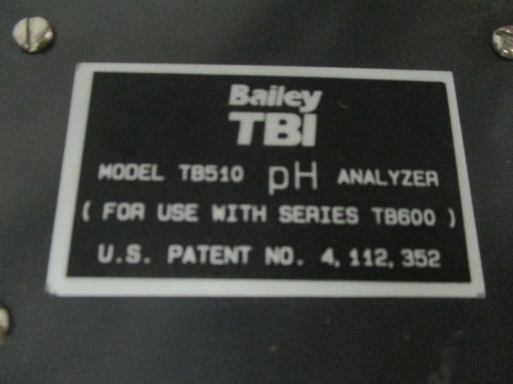 NEW BAILEY TBI PH ANALYZER TB510